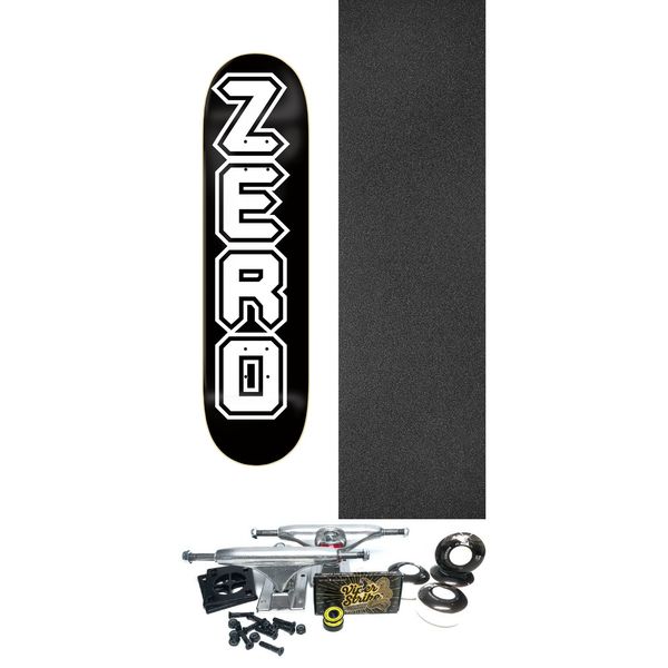 Zero Skateboards Metal 98 Skateboard Deck - 8.5" x 32.3" - Complete Skateboard Bundle